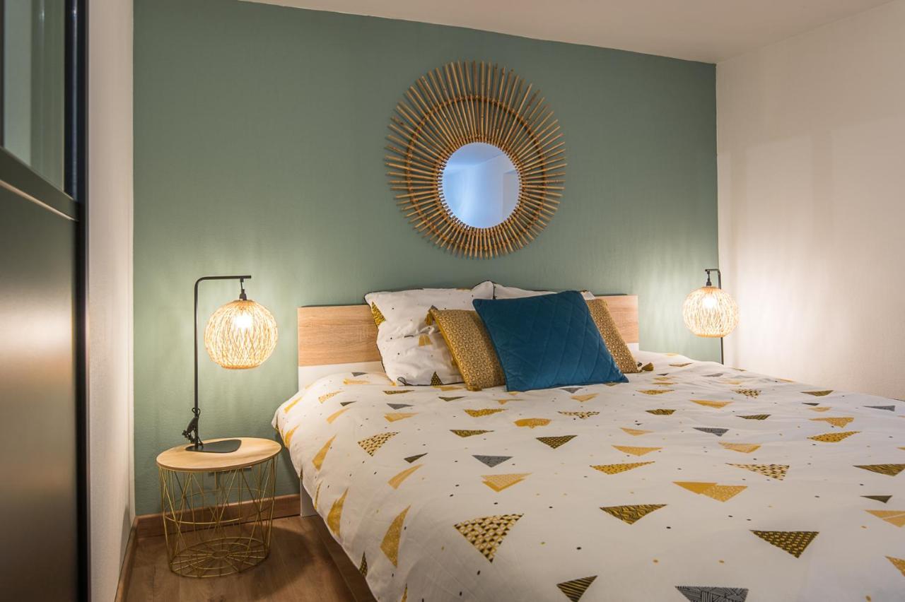 Appart 4 Pers Design Et Cosy Avec Jardin Au Coeur De Sélestat Exteriör bild