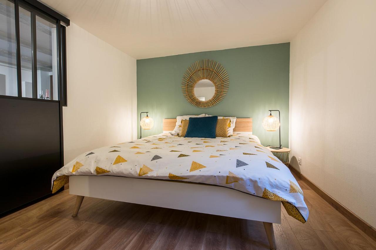 Appart 4 Pers Design Et Cosy Avec Jardin Au Coeur De Sélestat Exteriör bild