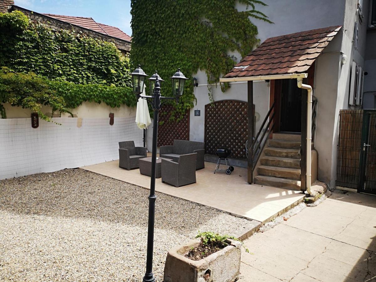 Appart 4 Pers Design Et Cosy Avec Jardin Au Coeur De Sélestat Exteriör bild
